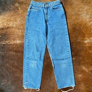 Van Heusen raw hem high waist denim